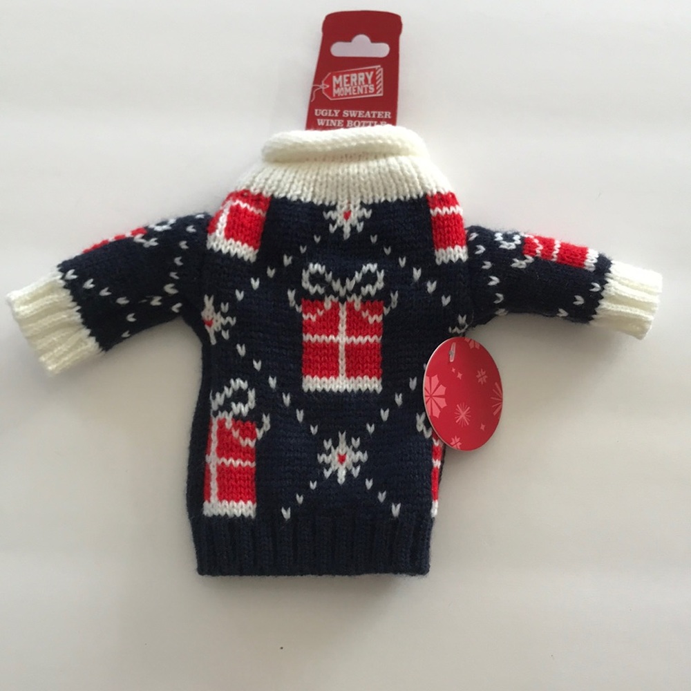 NWT Ugly Sweater Wine Bottle Cover